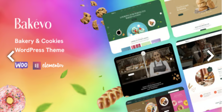 Bakevo - Bakery & Cookies WordPress Theme