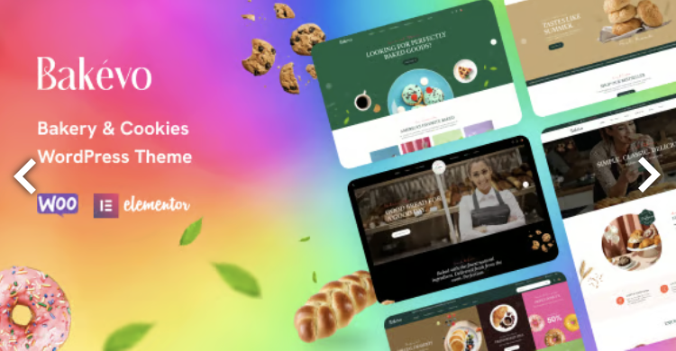 Bakevo - Bakery & Cookies WordPress Theme