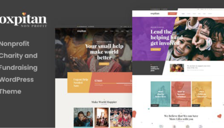 Oxpitan - Nonprofit Charity WordPress Theme