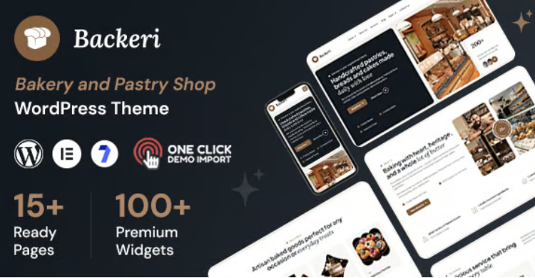 Backeri - Bakery WordPress Theme