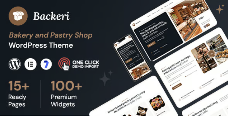 Backeri - Bakery WordPress Theme 2 Backeri - Bakery WordPress Theme