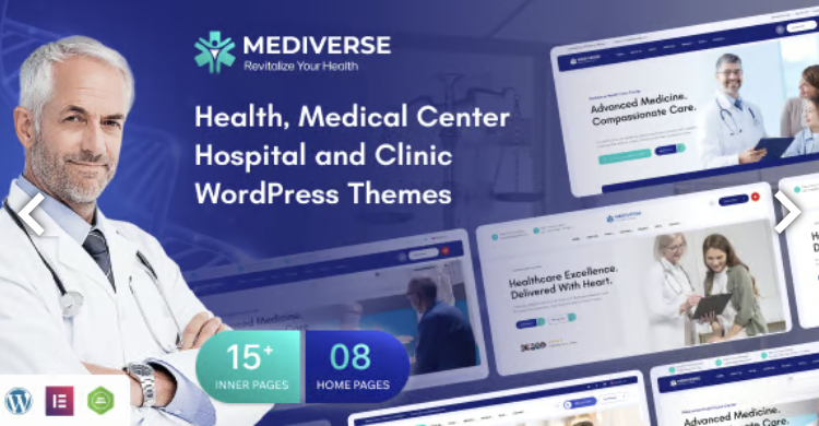 Mediverse - Health Medical Clinic WordPress Theme