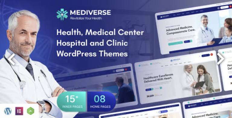 Mediverse - Health Medical Clinic WordPress Theme 2 Mediverse - Health Medical Clinic WordPress Theme