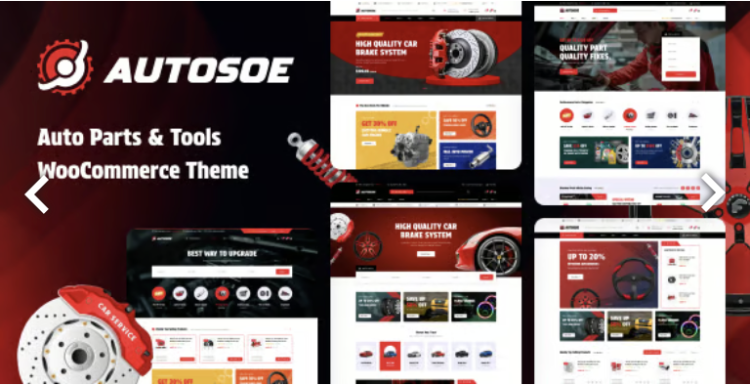 Autosoe - Auto Parts WooCommerce WordPress Theme