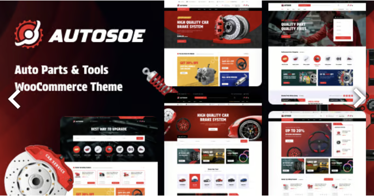 Autosoe - Auto Parts WooCommerce WordPress Theme