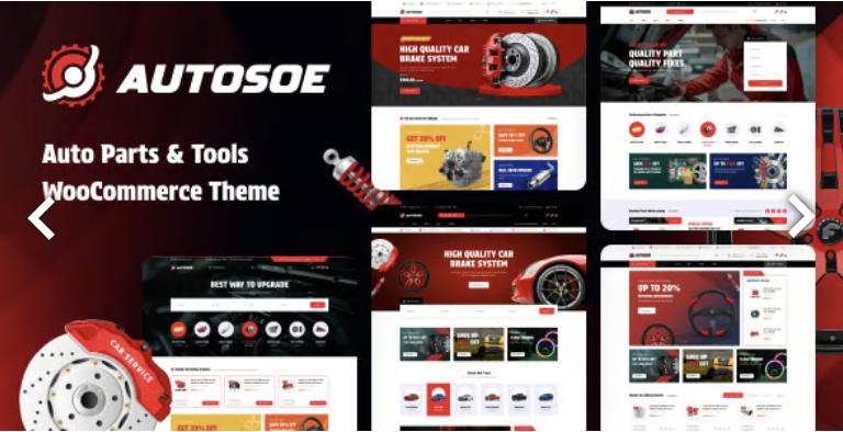 Autosoe - Auto Parts WooCommerce WordPress Theme 2 Autosoe - Auto Parts WooCommerce WordPress Theme
