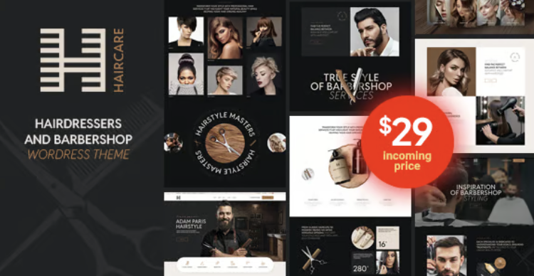 Haires - Hair Salon and Hairdresser WordPress Theme