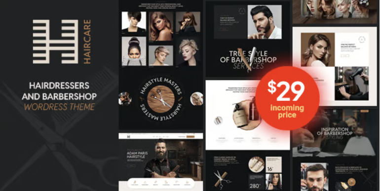 Haires - Hair Salon and Hairdresser WordPress Theme 2 Haires - Hair Salon and Hairdresser WordPress Theme