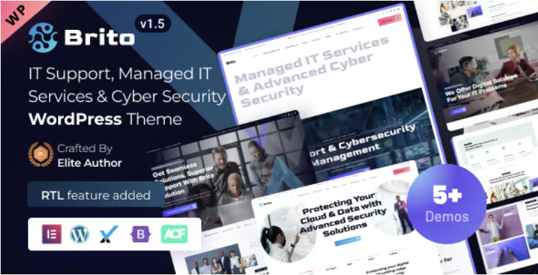 Brito - IT Services & Cyber Security Solutions WordPress Theme 2 Brito - IT Services & Cyber Security Solutions WordPress Theme
