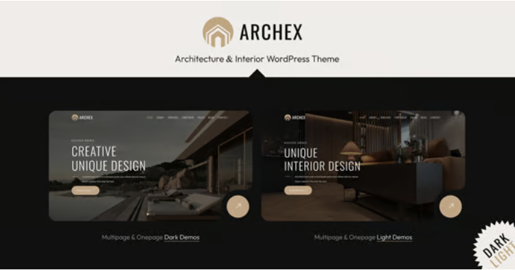 Archex - Architecture & Interior WordPress Theme