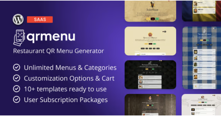 QRMenu - Restaurant QR Menu Generator (SaaS)
