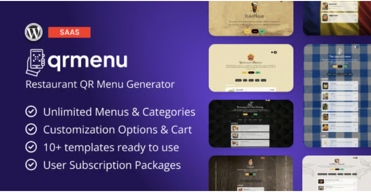 QRMenu - Restaurant QR Menu Generator (SaaS)