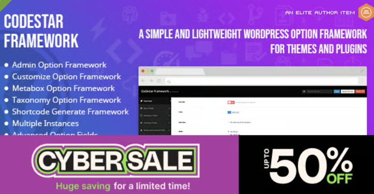 Codestar Framework - A Simple and Lightweight WordPress Option Framework for Themes and Plugins