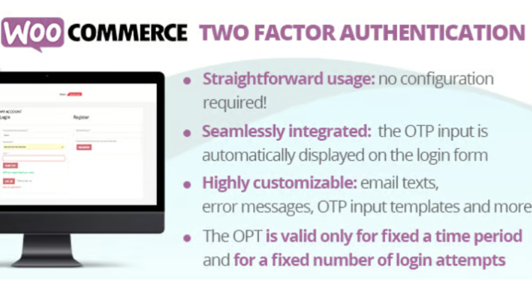 WooCommerce Two Factor Authentication