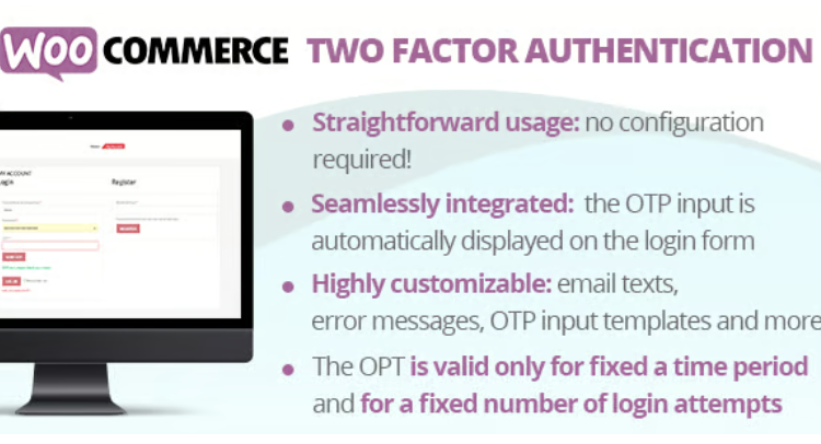 WooCommerce Two Factor Authentication