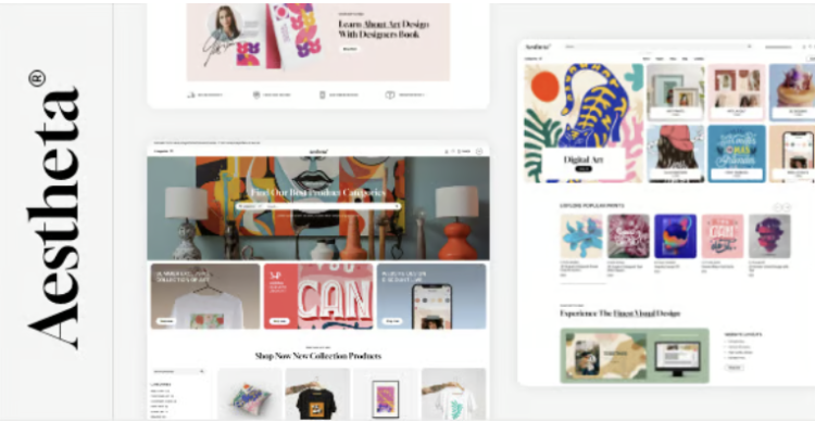 Aestheta - Print Shop & Printing Company WordPress Theme