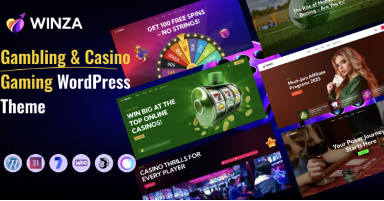 Winza – Online Betting, Casino & Affiliate WordPress Theme