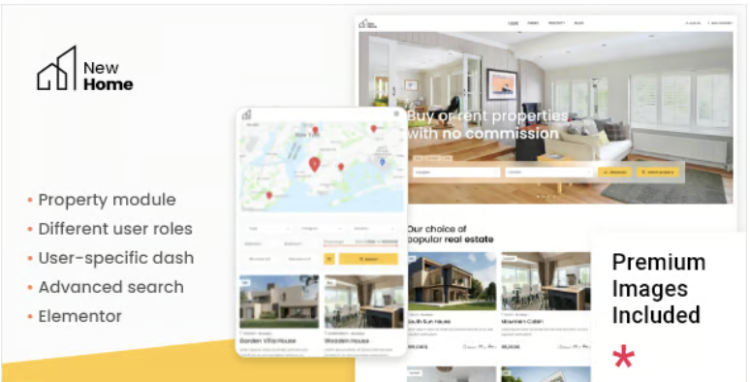 NewHome - Real Estate WordPress Theme