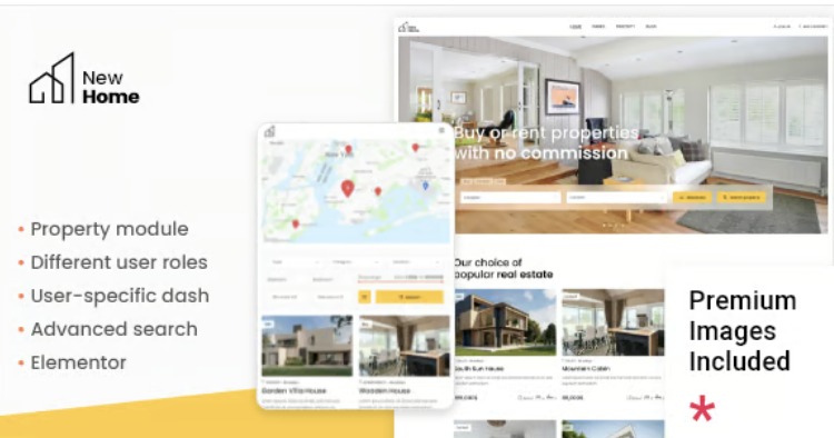 NewHome - Real Estate WordPress Theme