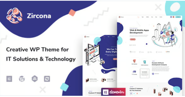 Zircona - IT Solutions & Technology WordPress Theme