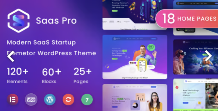 SaaSPro - Startup & SaaS WordPress Theme