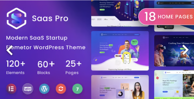 SaaSPro - Startup & SaaS WordPress Theme