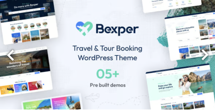Bexper - Travel & Tour Booking WordPress Theme