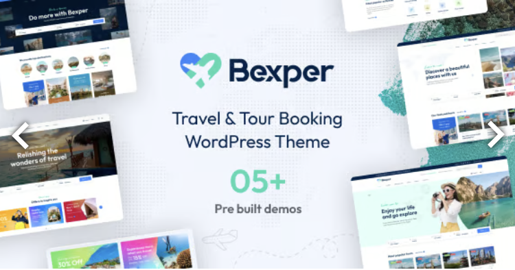 Bexper - Travel & Tour Booking WordPress Theme
