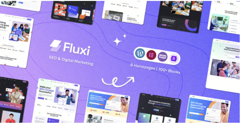 Fluxi - SEO Marketing Digital Agency WordPress Theme
