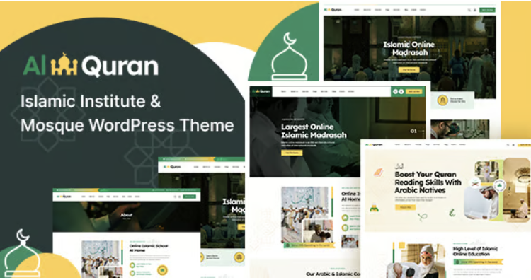 Alquran - Islamic Institute & Mosque WordPress Theme