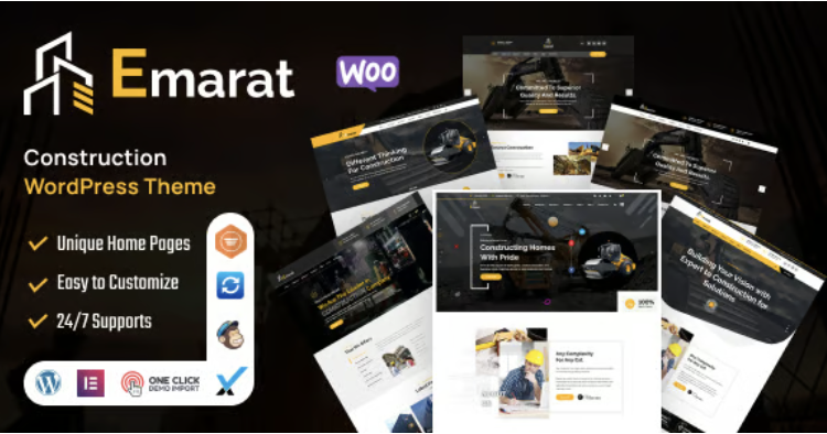 Emarat - Construction WordPress Theme
