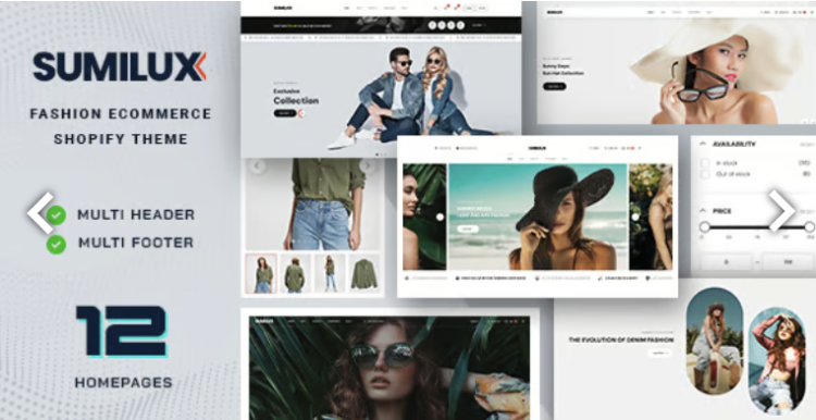 Sumilux - Fashion Multipurpose Shopify Theme