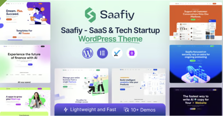 Saafiy - Saas & Tech Startup WordPress Theme
