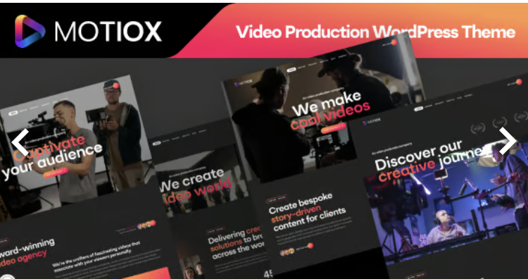 Motiox - Video Production WordPress Theme