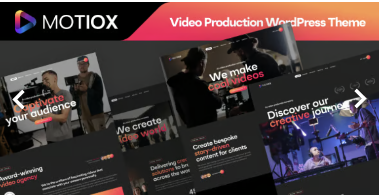 Motiox - Video Production WordPress Theme