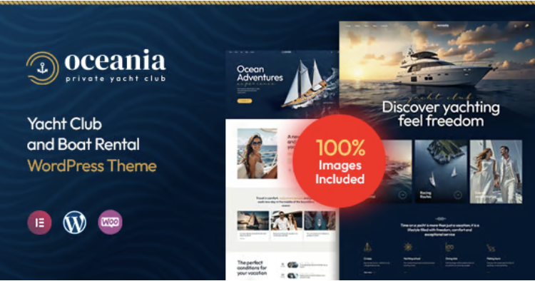 Oceania - Yacht Club and Boat Rental WordPress Theme