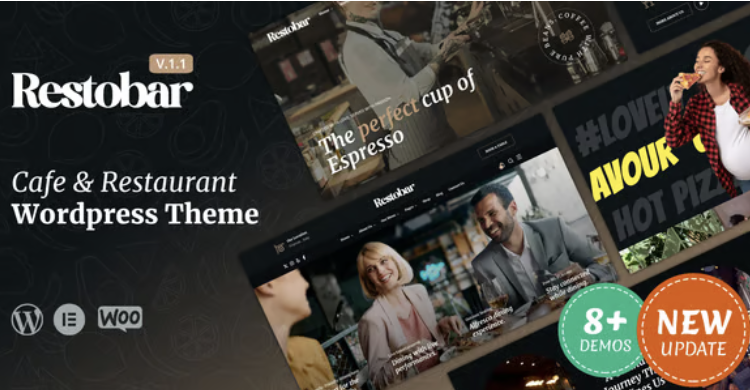Restobar - Restaurant & Cafe WordPress Theme