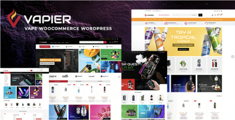 Vapier – Vape Store WooCommerce WordPress Theme