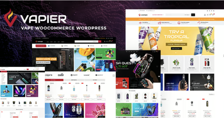 Vapier – Vape Store WooCommerce WordPress Theme