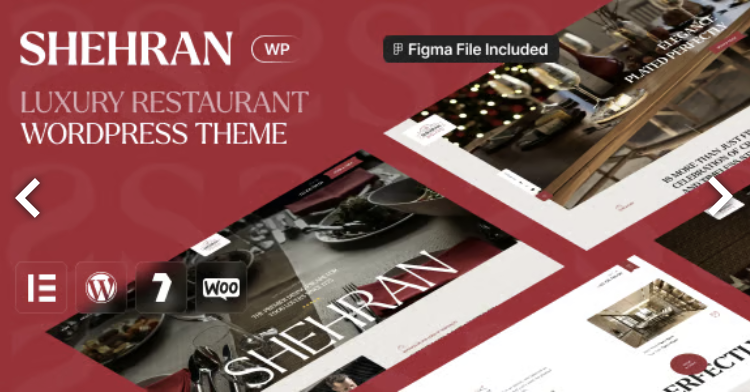 Shehran - Restaurant WordPress Theme