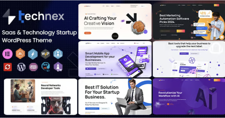 Technex - Elementor Technology & Software WordPress Theme
