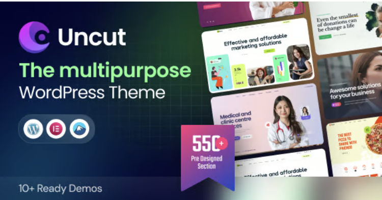 Uncut - The Multipurpose WordPress Theme