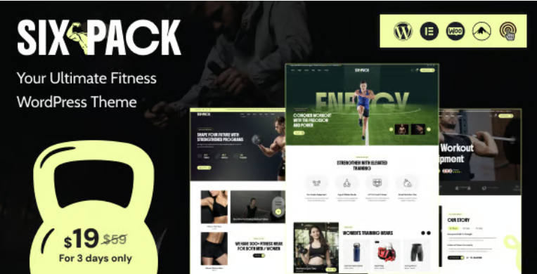 SixPack - Fitness WordPress Theme 2 SixPack - Fitness WordPress Theme