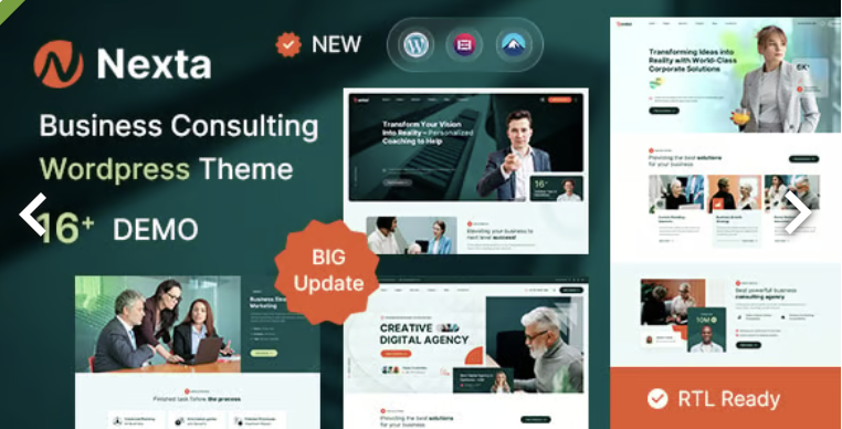 Nexta - Business Consulting Wordpress Theme 2 Nexta - Business Consulting WordPress Theme