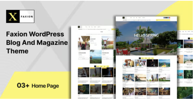 Faxion - Fashion Magazine Theme