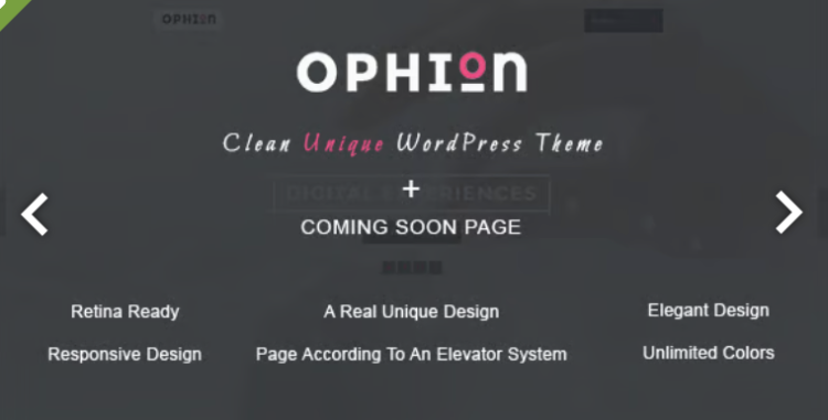 Ophion - Clean WordPress Theme