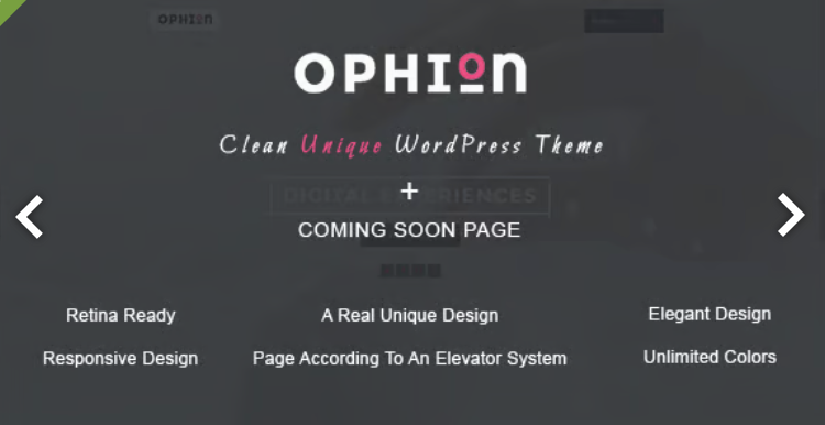 Ophion - Clean WordPress Theme