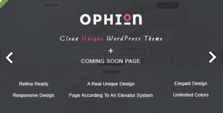 Ophion - Clean WordPress Theme