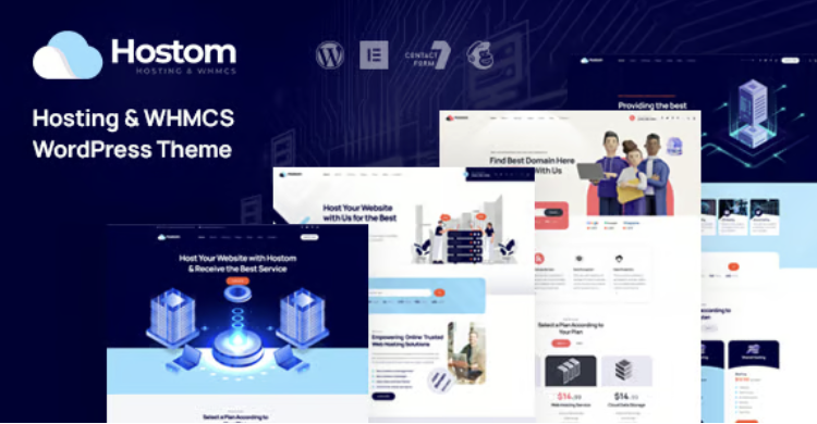 Hostom - Web Hosting & WHMCS WordPress Theme