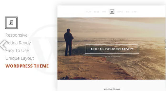 Rival - One Page Multi-Purpose WordPress Theme